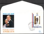 Nederlandse Antillen - 50 jarig huwelijk Juliana & Bernhard, Verzenden, Envelop