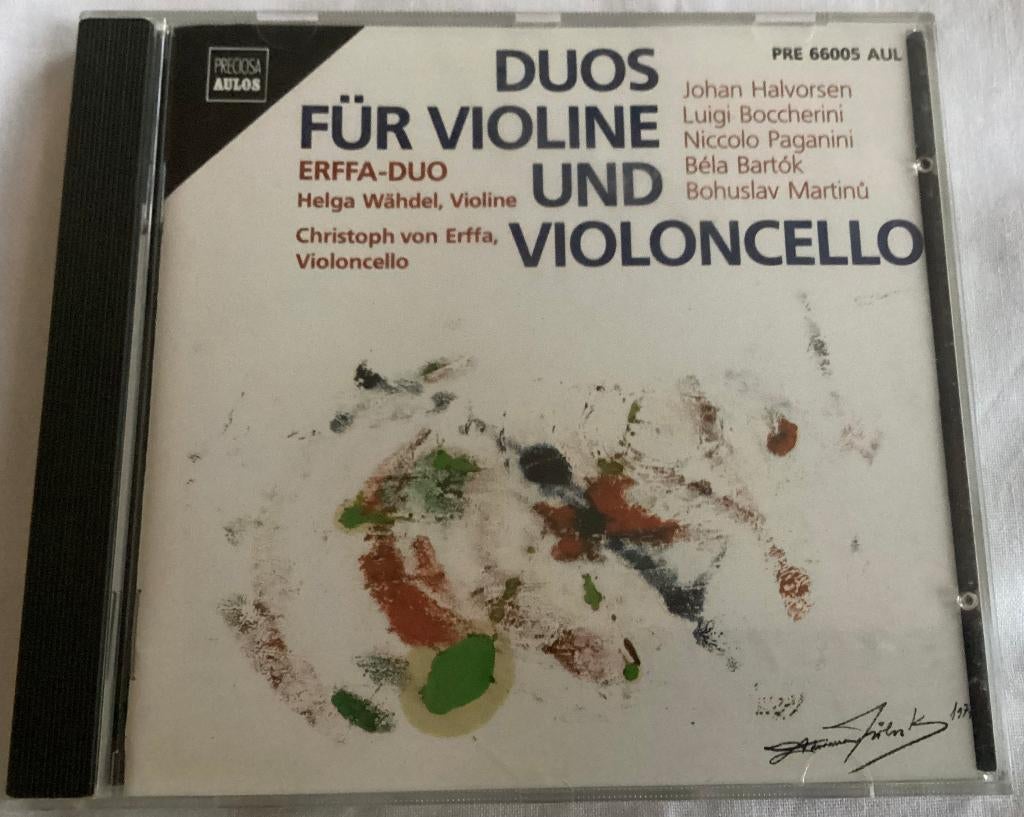 Erffa-Duo Duos für Viline und Viloncello CD, Ophalen of Verzenden, Barok, Gebruikt, Overige typen