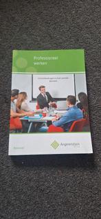 Professioneel werken – Angerenstein studieboek, Boeken, Schoolboeken, Gelezen, Overige vakken, Ophalen of Verzenden, Angerenstein