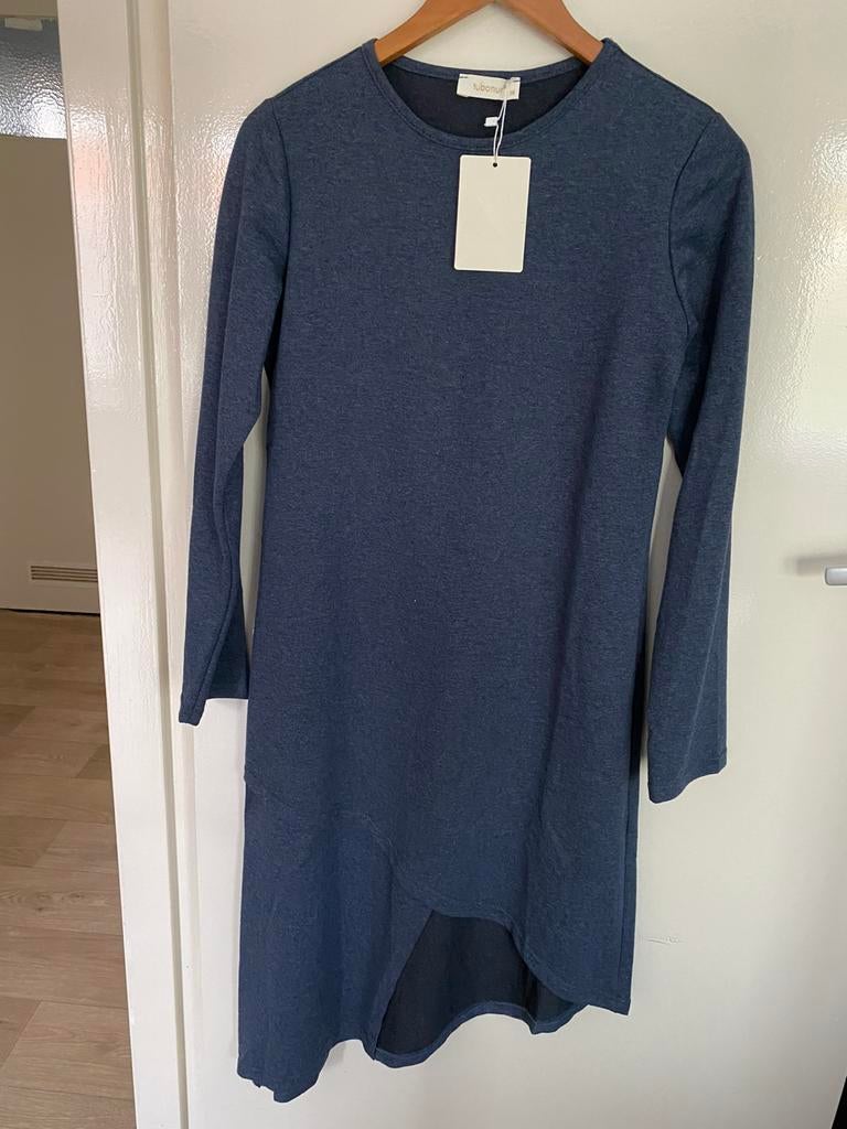 Blauw jurk maat 36 nieuw, Ophalen of Verzenden, Zo goed als nieuw, Maat 36 (S), Blauw