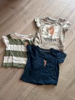3 schattige T-shirts maat 56 voor baby's, Kinderen en Baby's, Babykleding | Maat 56, Ophalen, Gebruikt, Jongetje, Shirtje of Longsleeve
