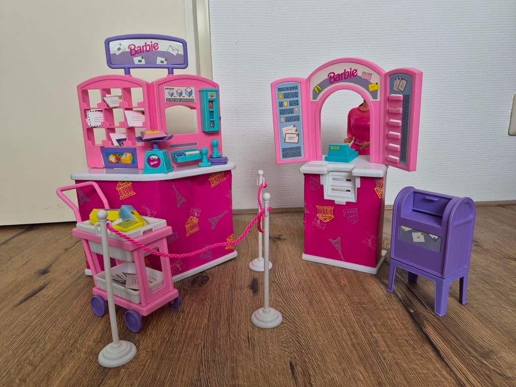 Barbie Postkantoor Speelset met Accessoires, Ophalen of Verzenden, Gebruikt, Meisje