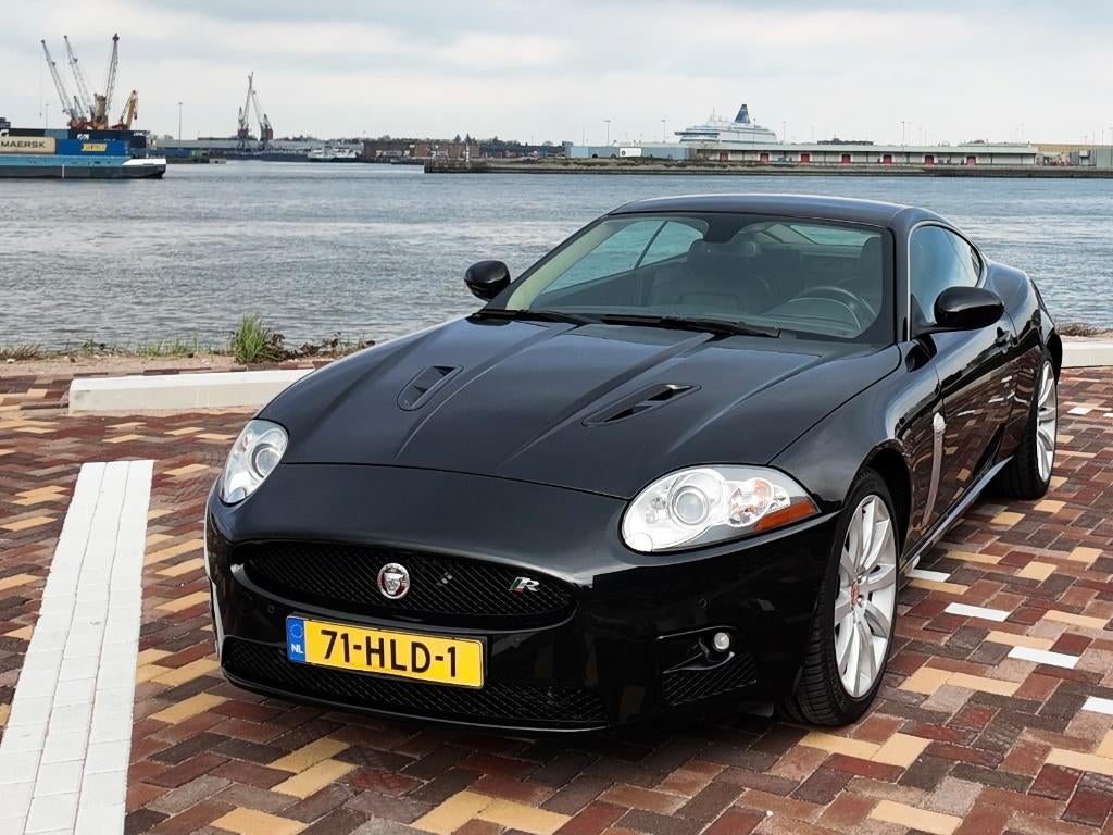 Jaguar XKR 4.2 Supercharger Coupe AUT 2009 Zwart, Achterwielaandrijving, Zwart, Particulier, 102 €/maand