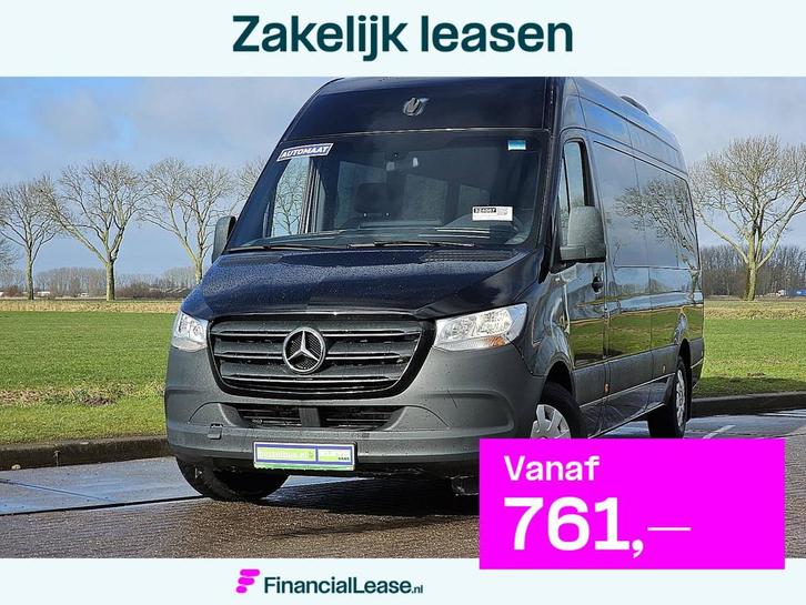 MERCEDES-BENZ SPRINTER 314 l3h2 9-pers 2x airco, Auto's, Bestelauto's, Bedrijf, Lease, Financial lease, ABS, Airconditioning, Centrale vergrendeling