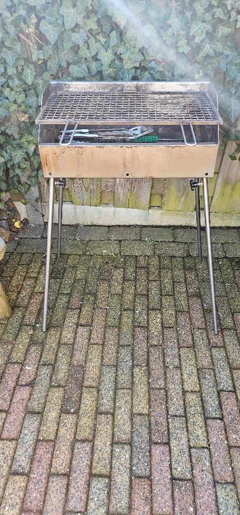BBQ RVS, Tuin en Terras, Barbecue-accessoires, Zo goed als nieuw, Ophalen of Verzenden