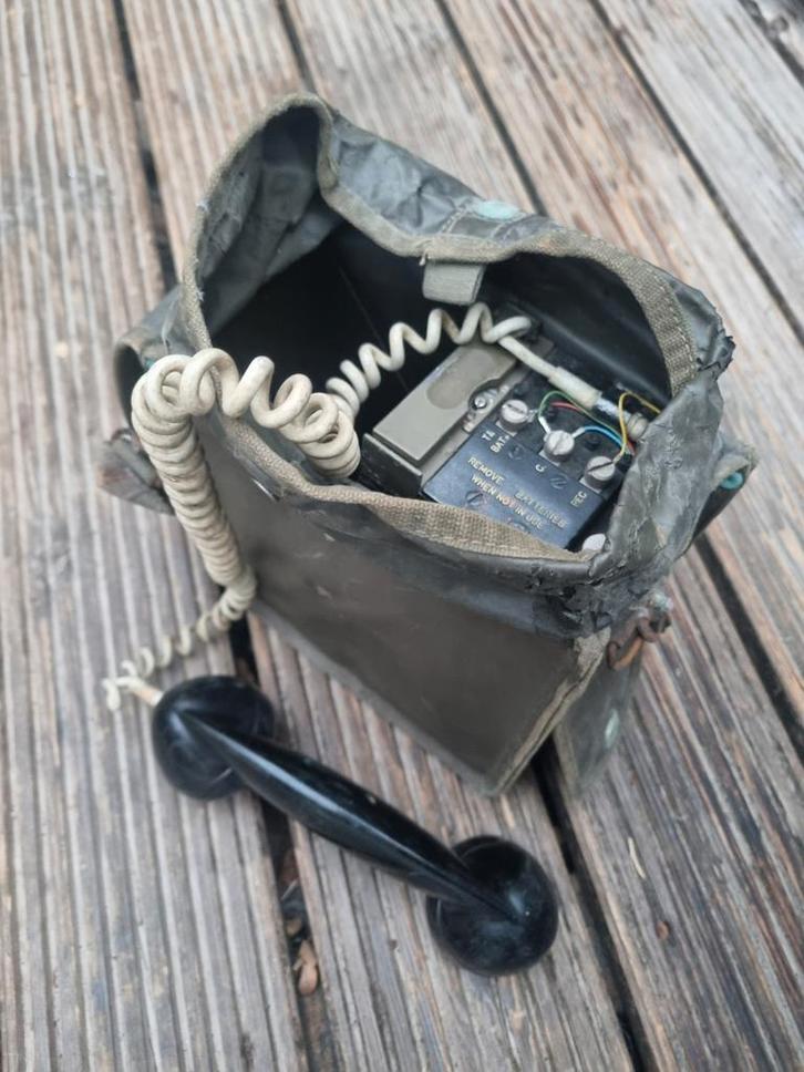 US signal Corps EE-8-B veldtelefoon 2e wereldoorlog. WWII., Verzamelen, Militaria | Tweede Wereldoorlog, Overige typen, Amerika