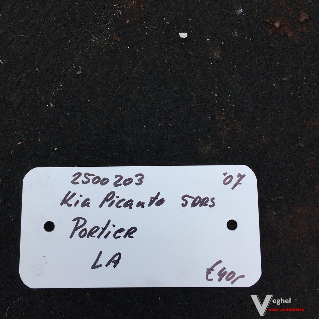 Kia Picanto 1.0 Benzine 5drs 2007 2500203  Portier Rechtsvoo, Auto-onderdelen, Ophalen, Gebruikt, -, Deur
