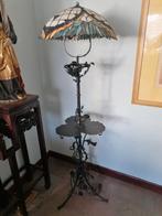 top Art Nouveau lotus lamp, Ophalen
