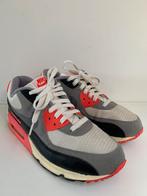 Nike Air Max 90 ‘infrared’ Vintage 2012, maat 42, sole swap, Verzenden, Wit, Sneakers of Gympen, Gedragen