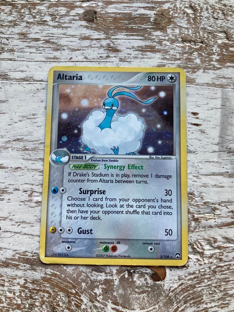 Pokemon kaart Altaria Holo, Ophalen of Verzenden, Zo goed als nieuw