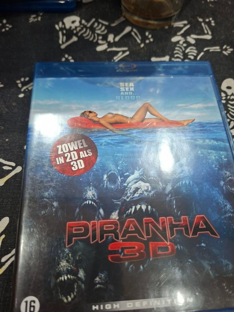 Piranja 3d, Cd's en Dvd's, Blu-ray, Ophalen of Verzenden, Zo goed als nieuw, Tekenfilms en Animatie