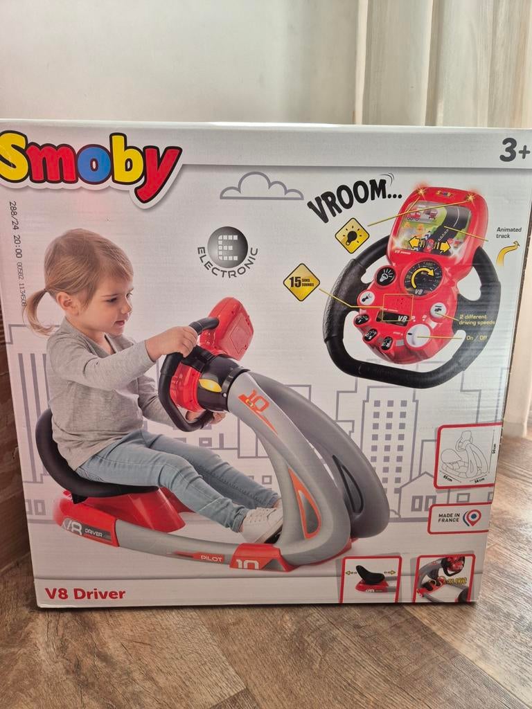 Smoby V8 driver racesimulator kind, Ophalen of Verzenden, Elektrisch, Overige merken