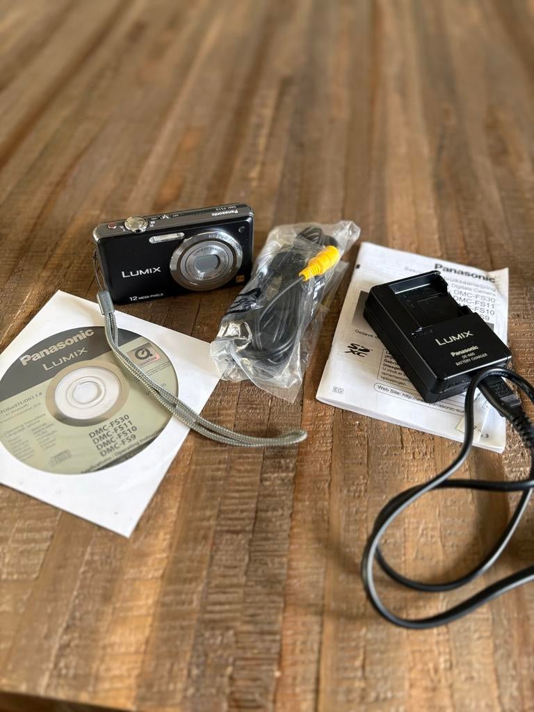 Panasonic Lumix DMC-FS30 Digitale Camera 12MP, Audio, Tv en Foto, Fotocamera's Digitaal, Ophalen, Zo goed als nieuw, Compact, 4 t/m 7 keer