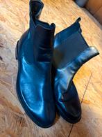 Zwarte Ecco leren enkellaarzen maat 42, Ophalen of Verzenden, Zo goed als nieuw, Zwart, Lage of Enkellaarzen