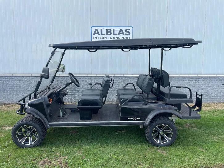 Onbekend Bensel terrein wagen 6 persoons in nieuwe staat!, Sport en Fitness, Golf, Gebruikt, Golfkar, Overige merken