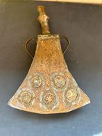 Antieke Marokkaanse Waaier met Munten - Handgemaakt, Ophalen of Verzenden