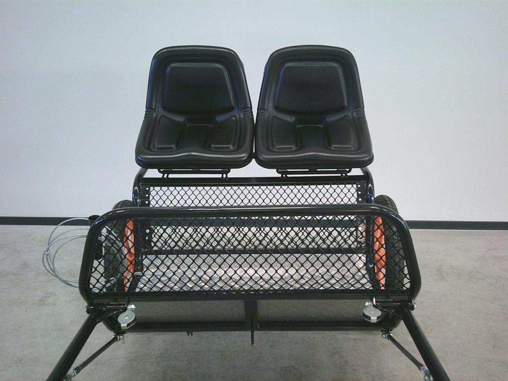 Pony Sulky. H.C.A. met 2 x zitting. 16 inch, Dieren en Toebehoren, Rijtuigen en Koetsen, Niet ingevuld, Pony, Niet ingevuld, Zo goed als nieuw