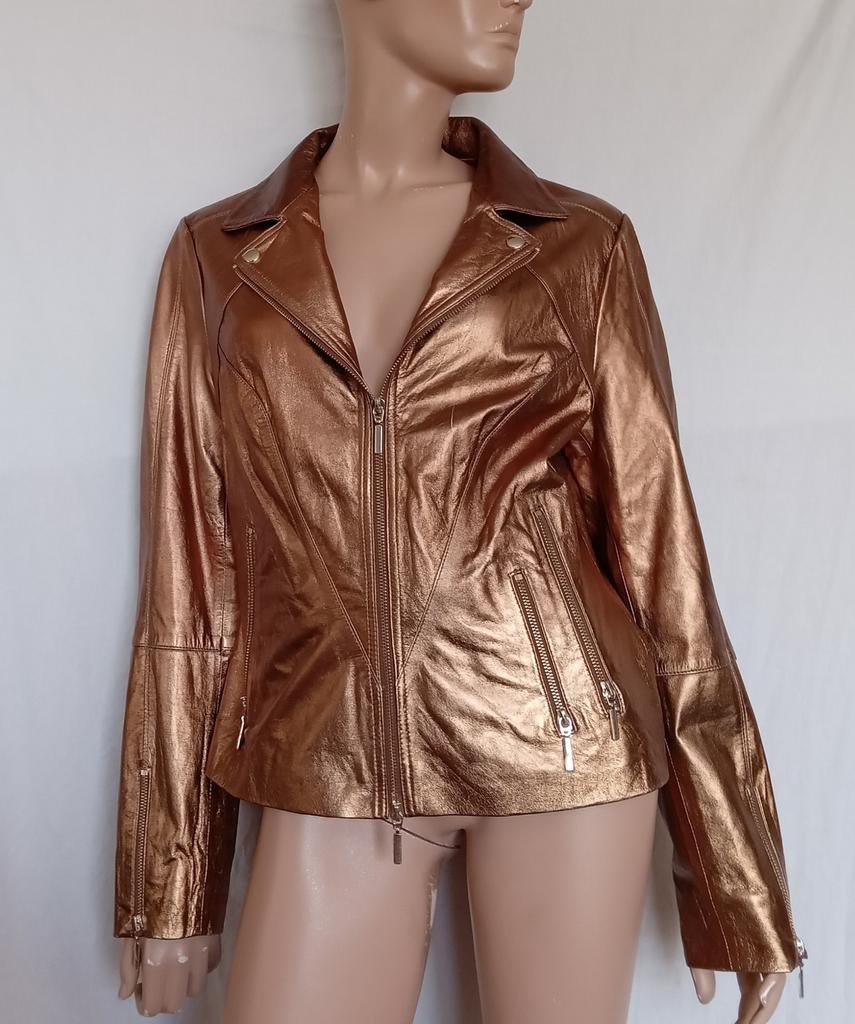 STUDUO AR ( ARMA ) Leren Jasje, Kleding | Dames, Jasjes, Kostuums en Pakken, Verzenden, Zo goed als nieuw, Maat 38/40 (M), Overige kleuren