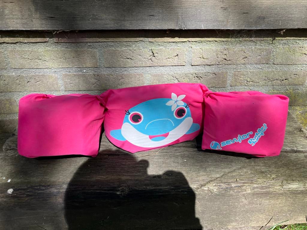 Sevylor Puddle Jumper Dolfijn Zwemvest 15-30kg, Ophalen of Verzenden, Gebruikt