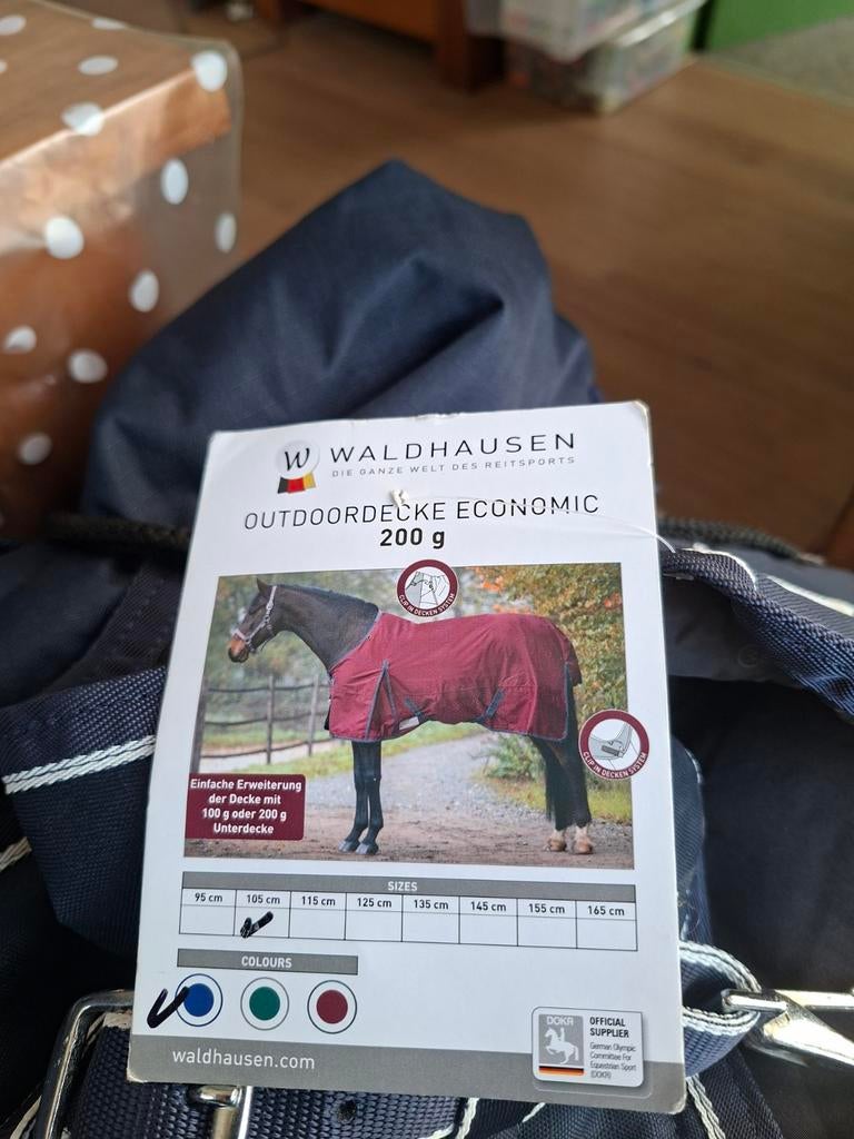 Nieuwe paardendeken, Dieren en Toebehoren, Paarden en Pony's | Dekens en Dekjes, Ophalen, Nieuw
