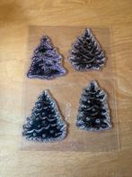 Stempel kerstbomen, Ophalen of Verzenden, Zo goed als nieuw, Houten stempel