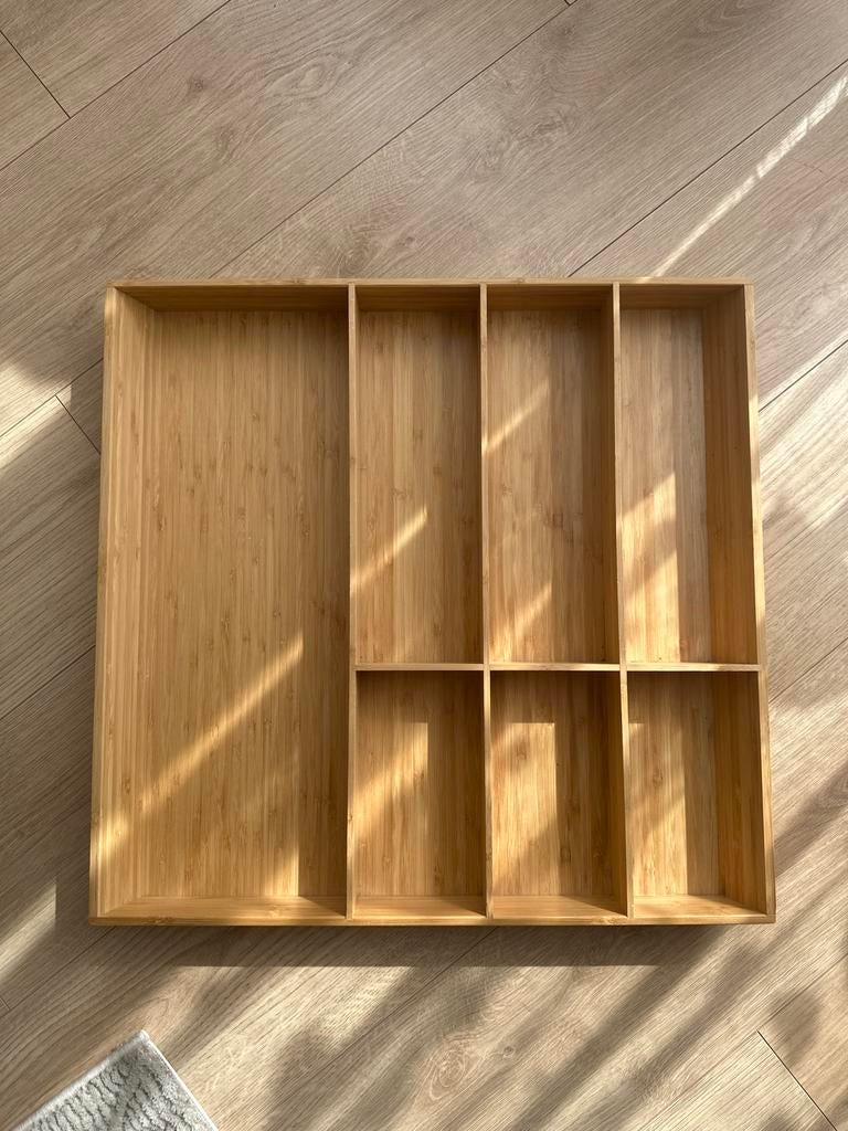 IKEA VARIERA Bestekbak Bamboe 50x52 cm, Ophalen, Zo goed als nieuw