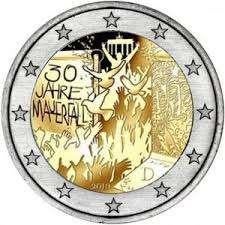 2 Euro Duitsland 2019 UNC - 30 jaar Val Berlijnse Muur, Postzegels en Munten, Verzenden, Duitsland, 2 euro, Losse munt