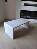 Carrara marmeren design salontafel (vintage), Huis en Inrichting, Overige materialen, Zo goed als nieuw, Minder dan 50 cm, Rechthoekig