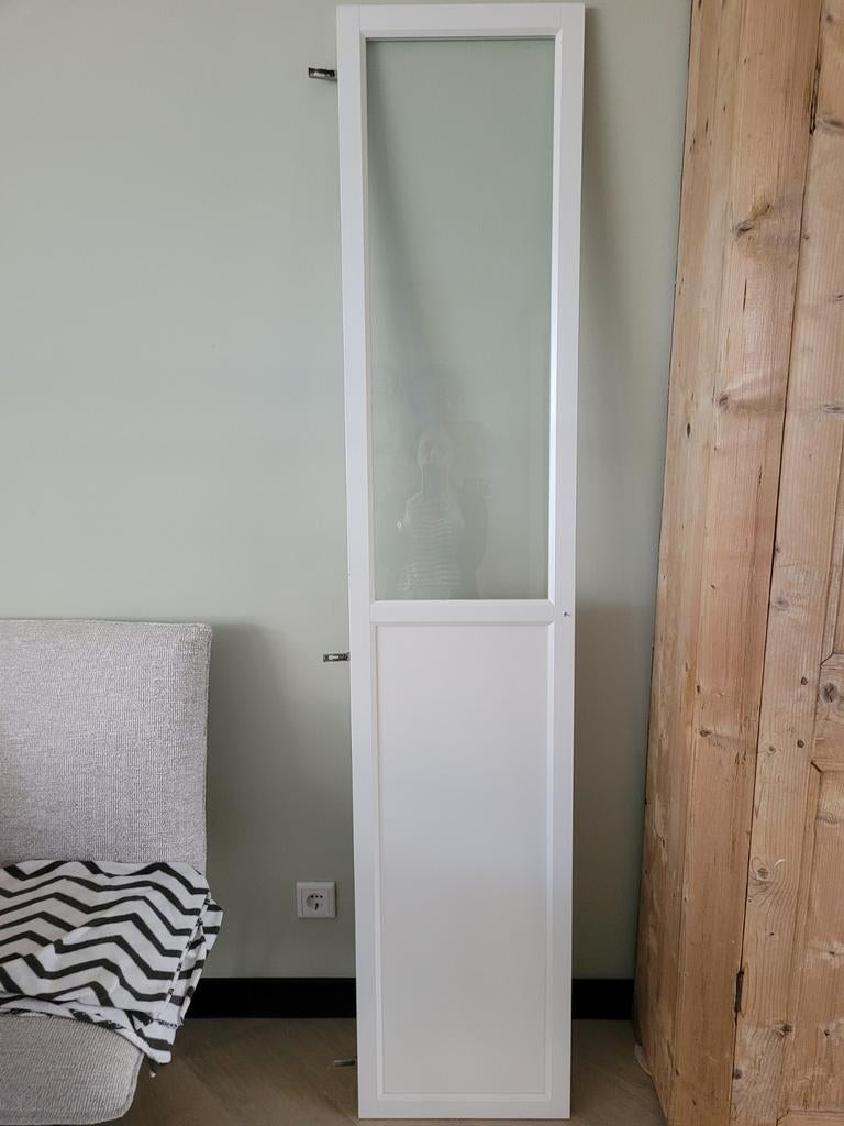 Deur voor IKEA Billy kast met glas en paneel, Ophalen, Gebruikt