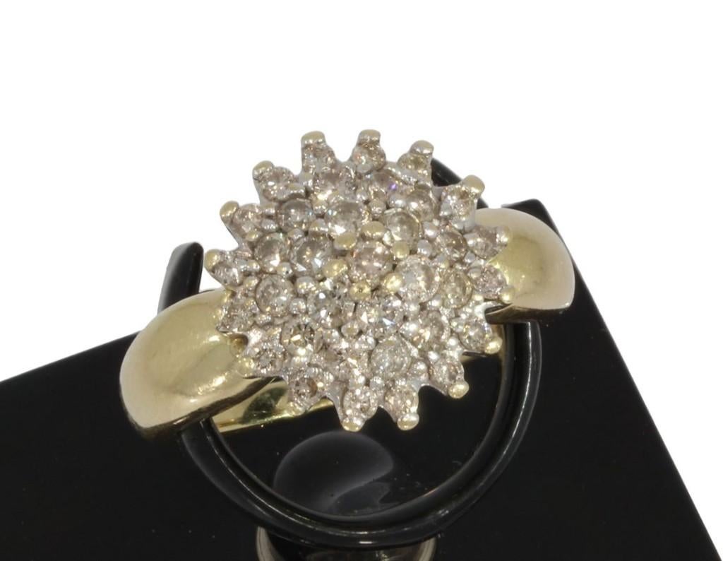 35 diamanten luxe 14k gouden rozet dames ring briljant, 18 tot 19, Voordeelsieraden, Verzenden, Nieuw