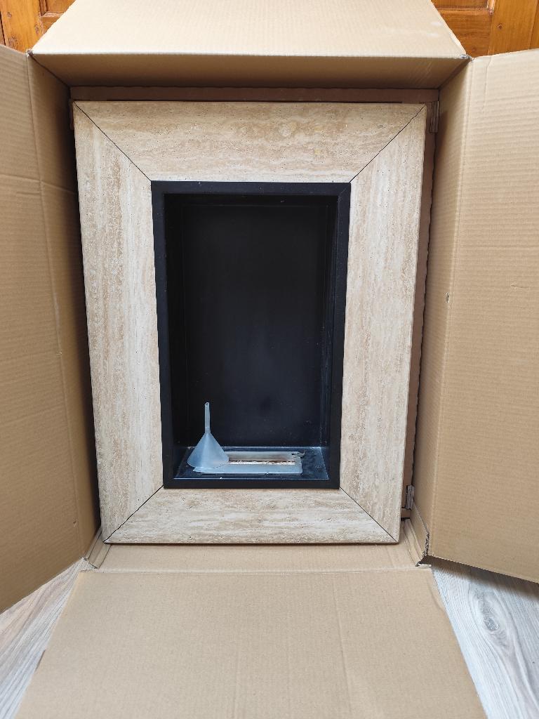 gelhaard, Huis en Inrichting, Haarden, Ophalen of Verzenden, Zo goed als nieuw, Hangende haard, Gelhaard