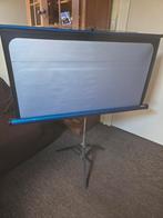 Projectiescherm op statief - Silver (180x180 cm), Ophalen, Handmatig, Gebruikt