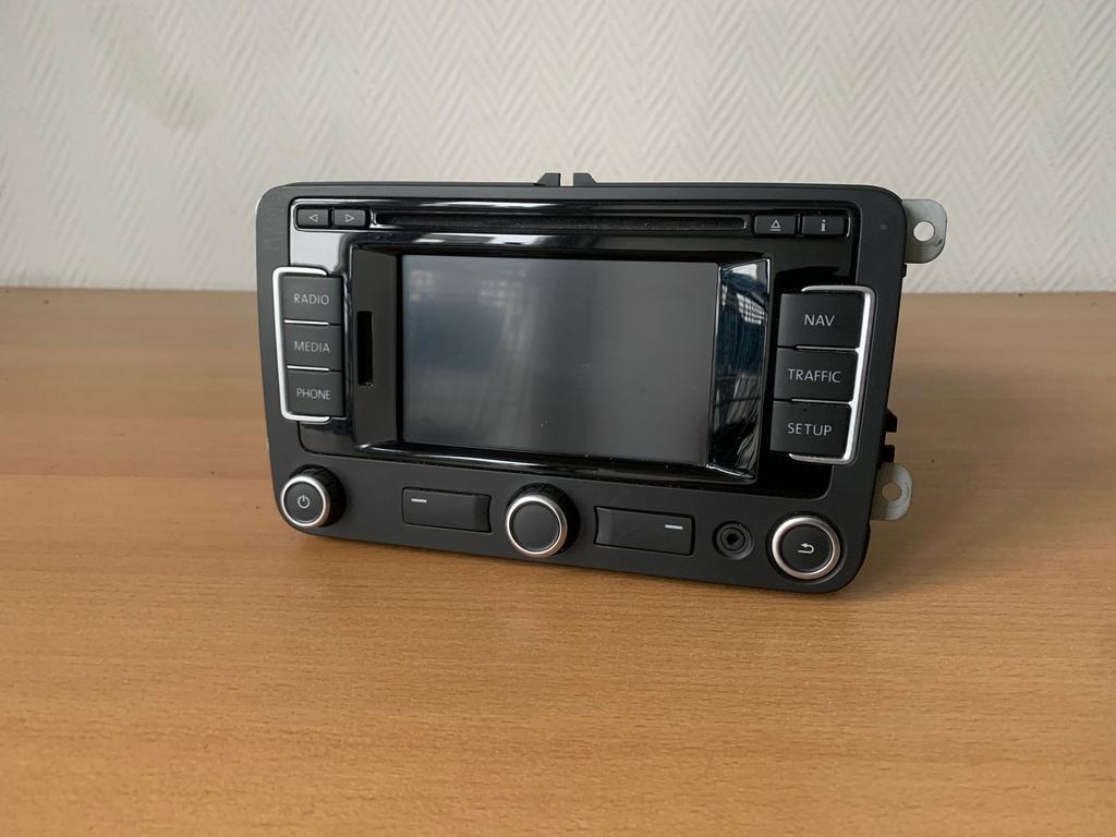 volkswagen radio RNS315EU  radio / navigatie 3C8035279F, Auto diversen, Autoradio's, Gebruikt, Ophalen of Verzenden