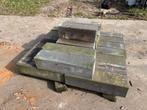 Beton stapelblokken, Linia blokken, border stenen, Tuin en Terras, Ophalen, Gebruikt, Blok, Minder dan 25 cm