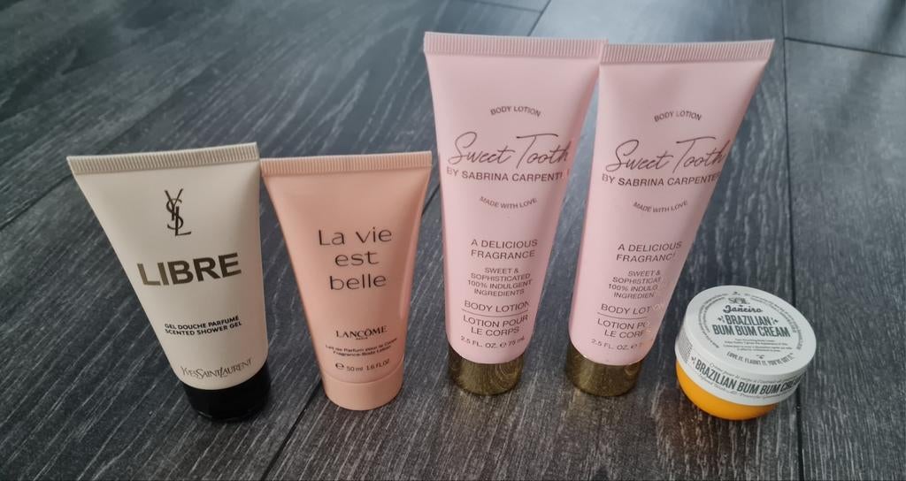 Luxe merken bodylotion en douchegel, Ophalen of Verzenden, Nieuw, Bodylotion, Crème of Olie