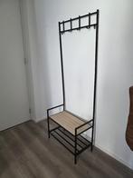 Zwarte kapstok met schoenenrek, Huis en Inrichting, Ophalen, Zo goed als nieuw, Metaal, Staande kapstok