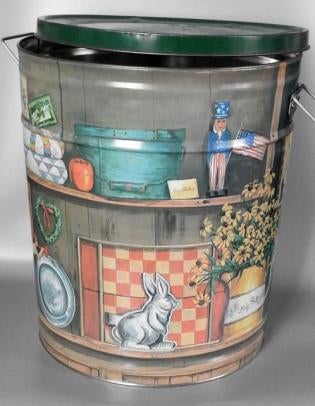 Opbergblik., Verzamelen, Blikken, Ophalen of Verzenden, Gebruikt, Overige