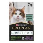 Pro plan liveclear sterilized adult 7kg, Ophalen of Verzenden, Kat