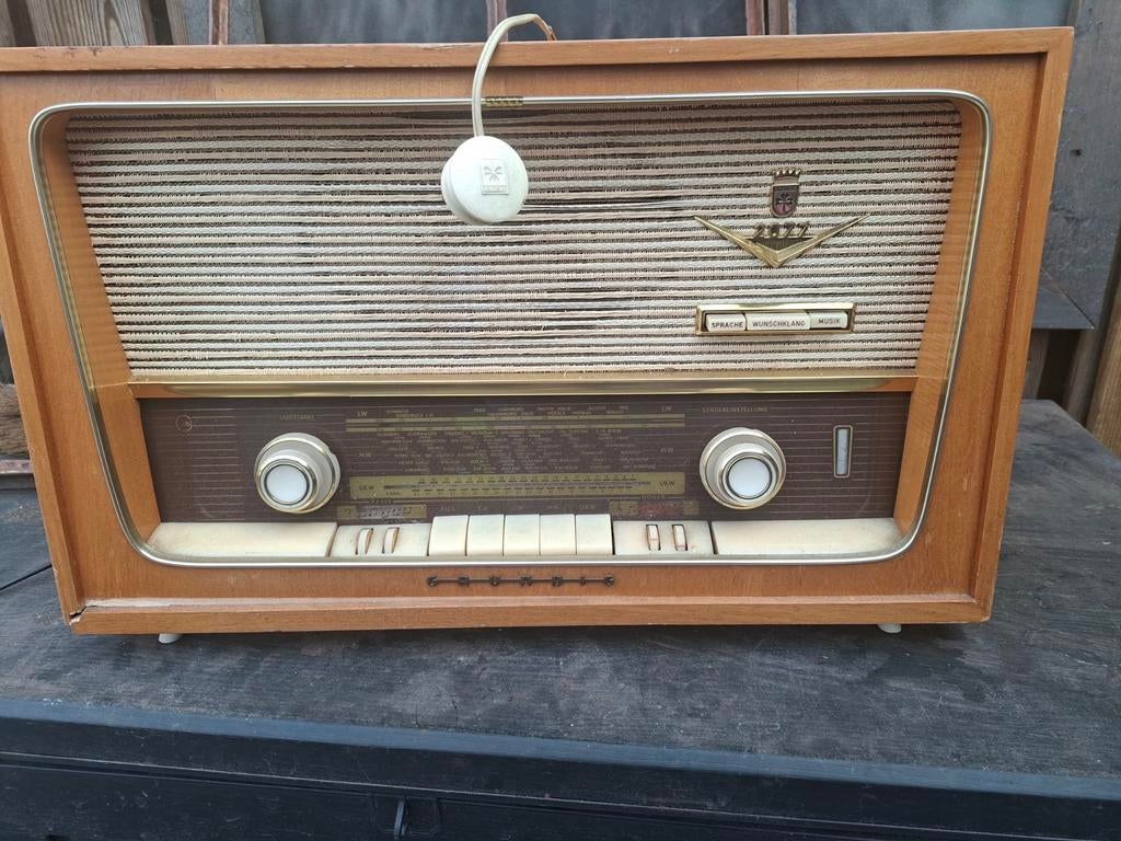 Antieke Grundig Radio - Vintage Buizenradio, Ophalen of Verzenden, Gebruikt, Radio