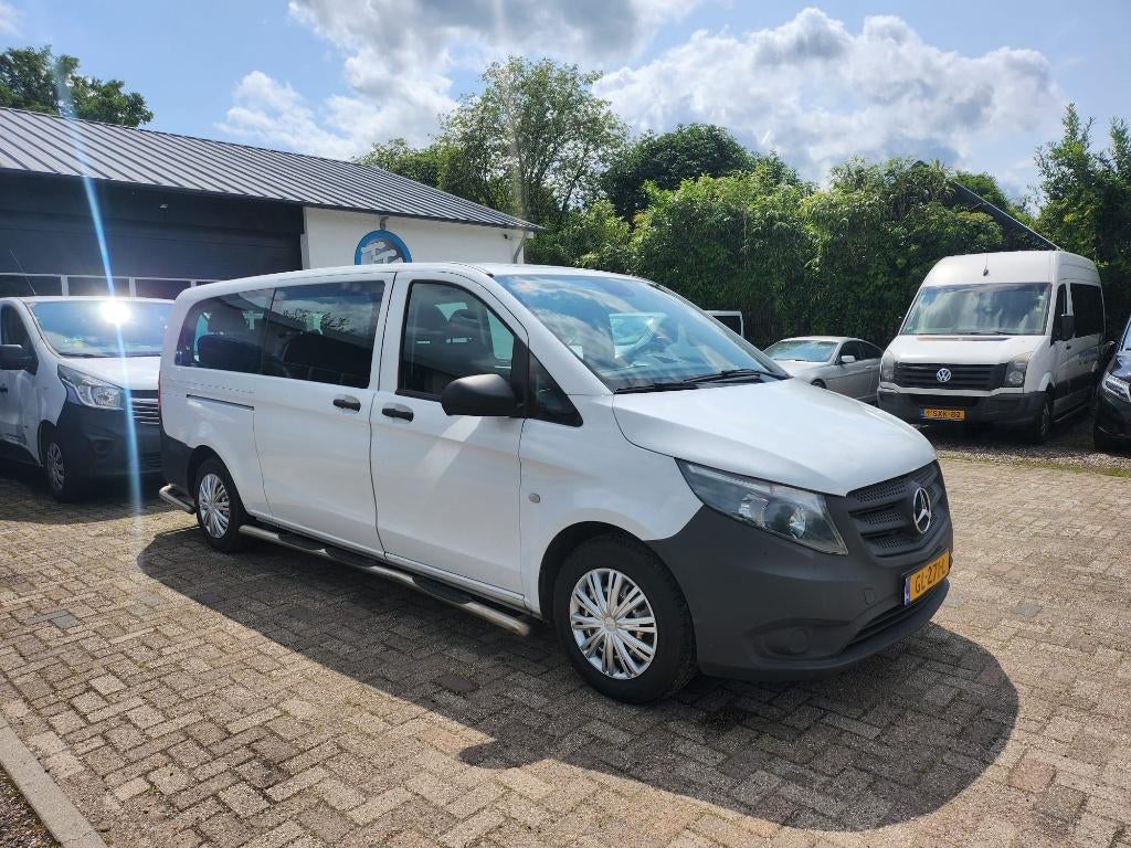 Mercedes Vito 109 CDI XL Tourer 2015 Wit 9-pers. TOPSTAAT, Auto's, Mercedes-Benz, Voorwielaandrijving, Stof, 255 €/maand, Wit