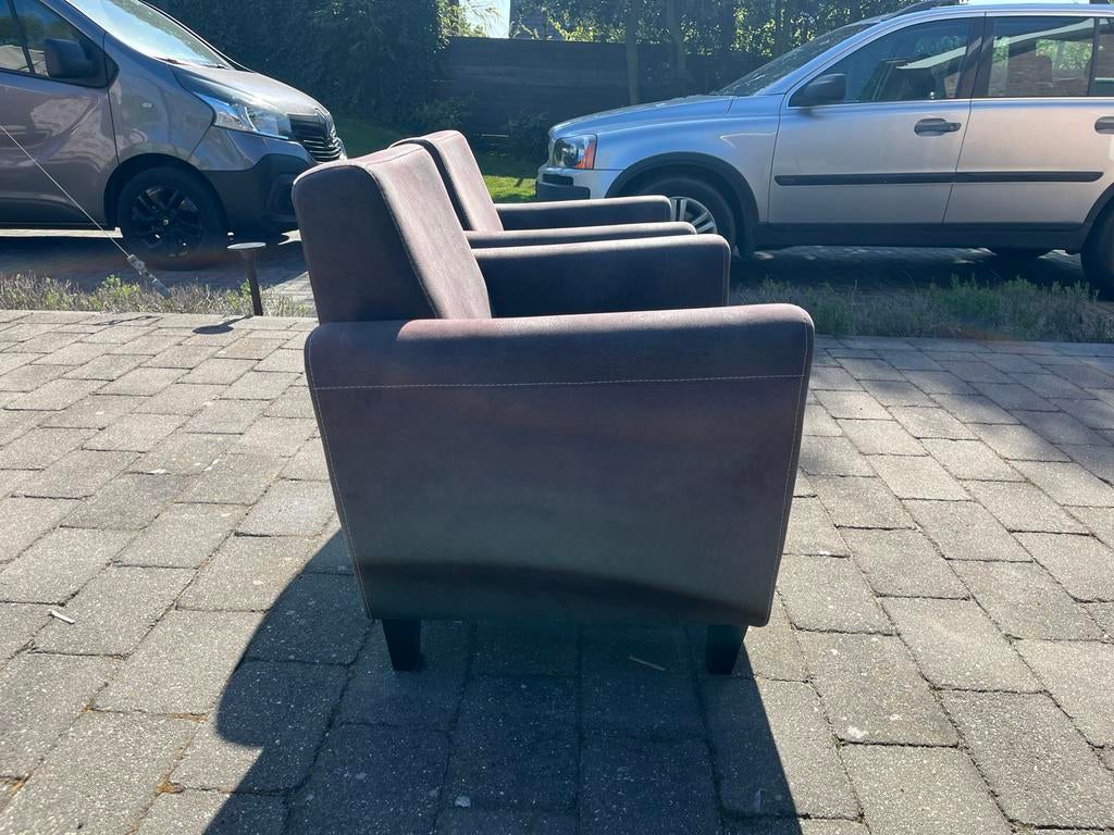 Twee comfortabele fauteuils - 80x80x75 cm, Ophalen of Verzenden, Gebruikt, 75 tot 100 cm
