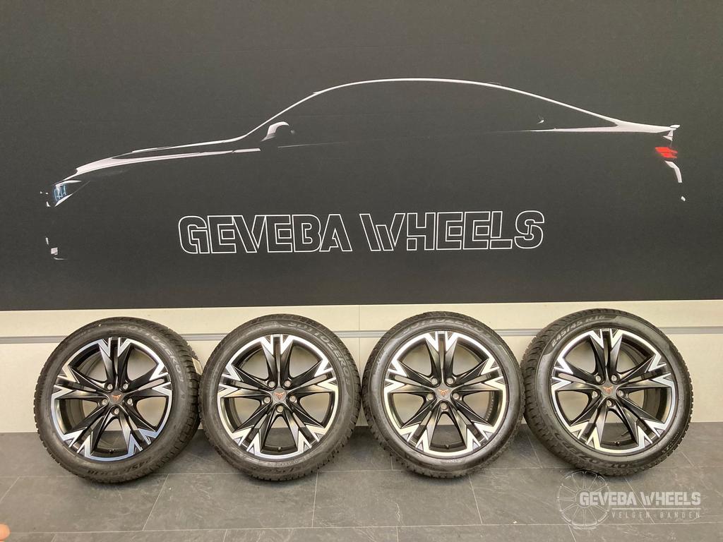 18” originele Cupra Formentor velgen + winterbanden 5x112 5F, 18 inch, -, -, Banden en Velgen