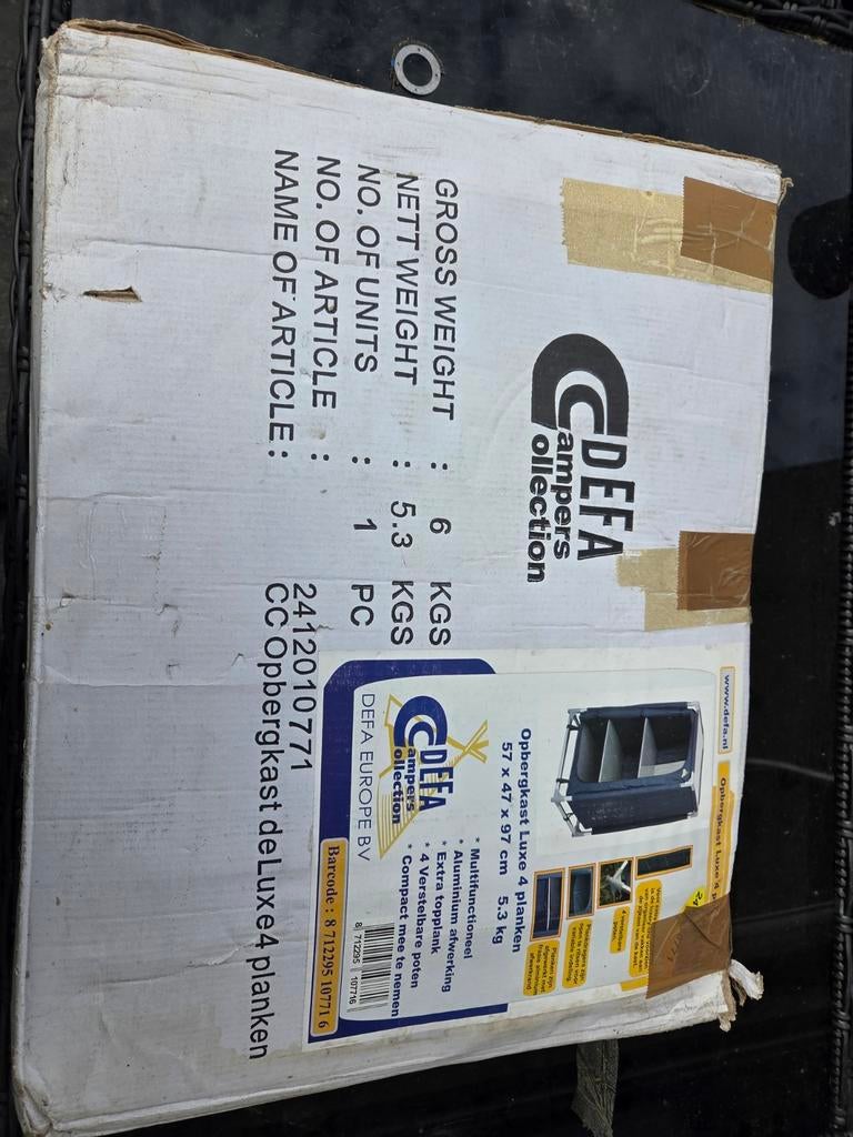 Defa camping kastje, Ophalen