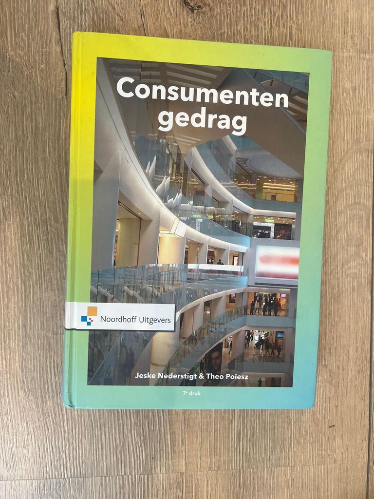 Consumentengedrag 7e druk - Jeske Nederstigt & Theo Poiesz, Ophalen of Verzenden, Gamma, Zo goed als nieuw, HBO