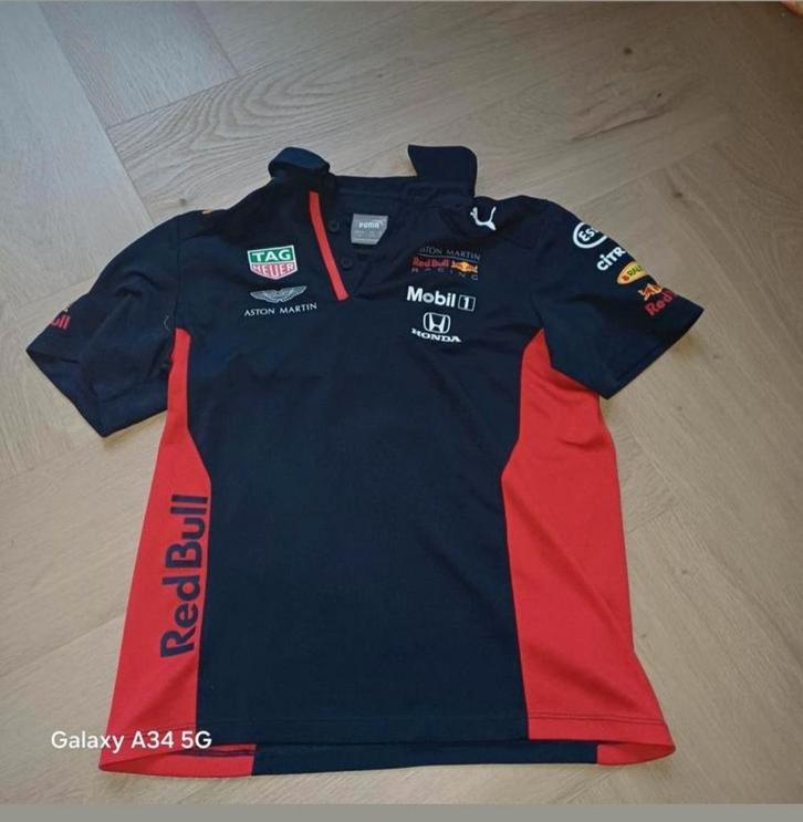 Red Bull Racing polo shirt jongens maat 11-12 jaar, Kleding | Heren, Polo's, Zo goed als nieuw, Overige maten, Blauw, Ophalen of Verzenden