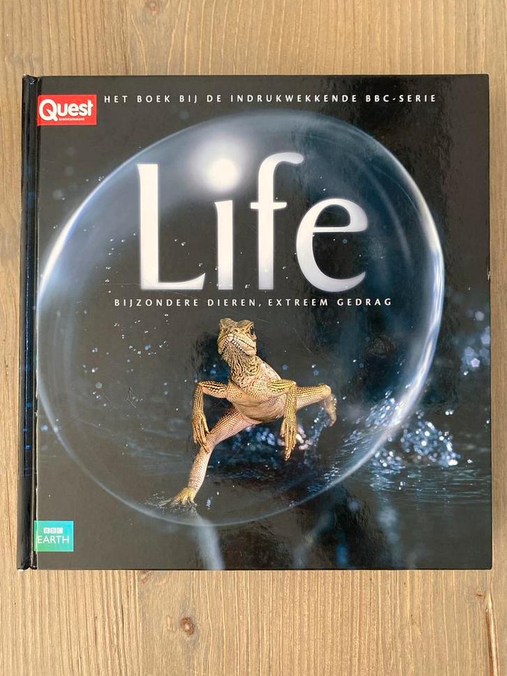 Boek: “Life” Bijzondere Dieren, Extreem Gedrag - Quest/BBC, Boeken, Dieren en Huisdieren, Zo goed als nieuw, Overige diersoorten