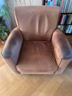 Leesstoel, Huis en Inrichting, Fauteuils, Ophalen, Gebruikt, 75 tot 100 cm, Leer