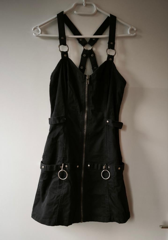 Lip Service - Maat L - Vintage - Punk - Emo - Goth - Gothic, Kleding | Dames, Jurken, Lip Service, Zwart, Maat 42/44 (L), Ophalen of Verzenden