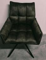 Eetkamerstoel Dani velvet groen - 180 draaibaar, Huis en Inrichting, Ophalen, Info@meubeloutletmeppel.nl, Overige kleuren, Dani
