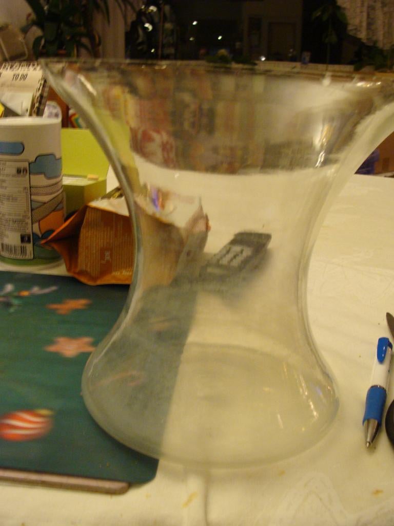 Te koop zand loper vaas 20 cm hoog + 20 cm doorsnede, Overige kleuren, Ophalen of Verzenden, Minder dan 50 cm, Glas